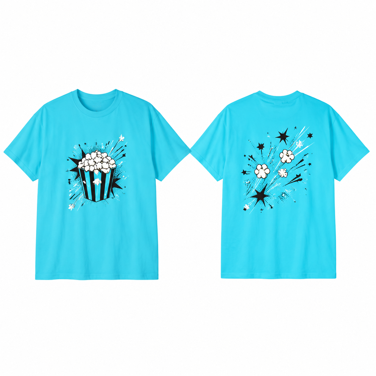 Cyan and Black Basketball Jersey