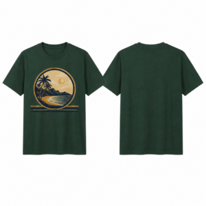 Gold and Navy Performance T-Shirt