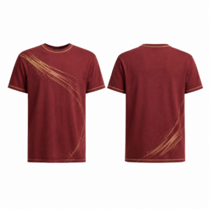Maroon and Gold Sports T-Shirt