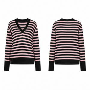 Black and Pink Athletic Top