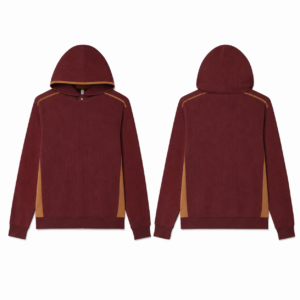 Men's Gold and Maroon Crew Neck Soccer Sweater